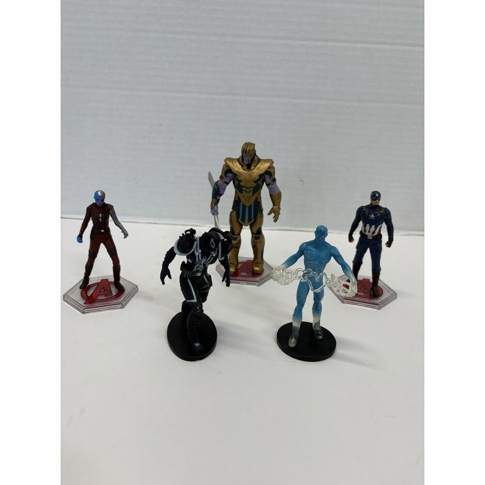 Marvel's Avengers Endgame Deluxe Figure Figurine Play Set Disney Store Lot of 5